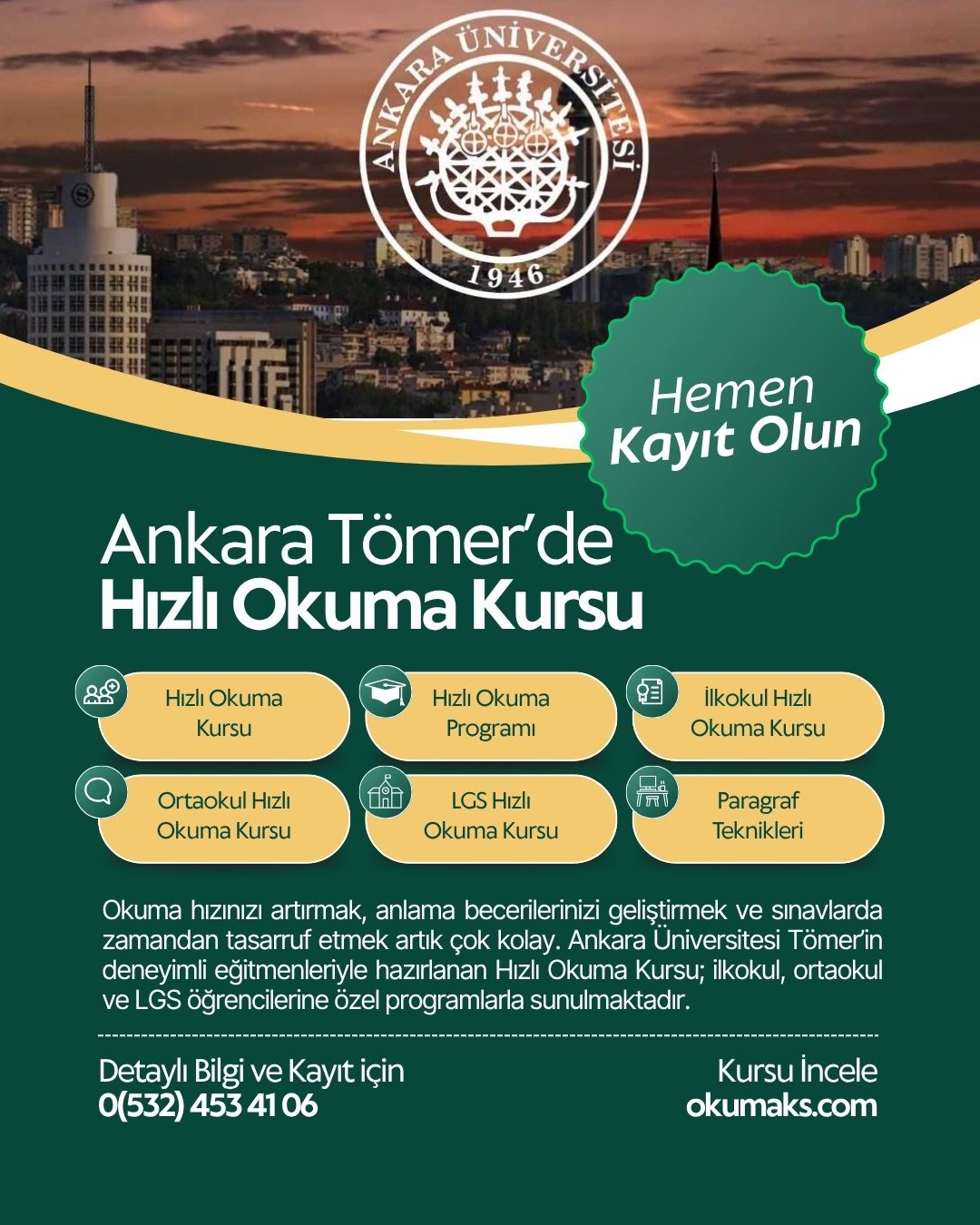 Etimesgut Hızlı Okuma Kursu